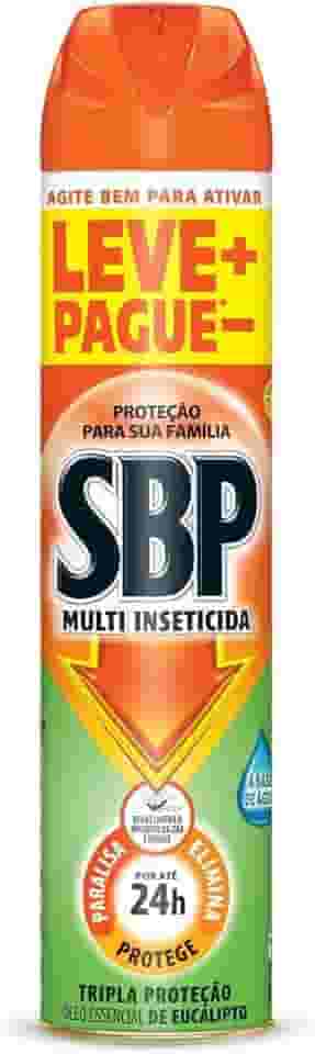SBP Inseticida Aerossol Com Óleo De Eucalipto 450 Ml