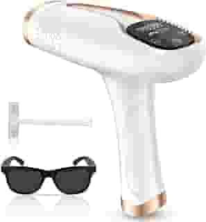 Dispositivo de remoção de pelos a laser para mulheres e homens, depilação IPL em casa 999.999 Flashes removedor de pelos indolor nas axilas, costas, pernas, braços, rosto, biquíni-1