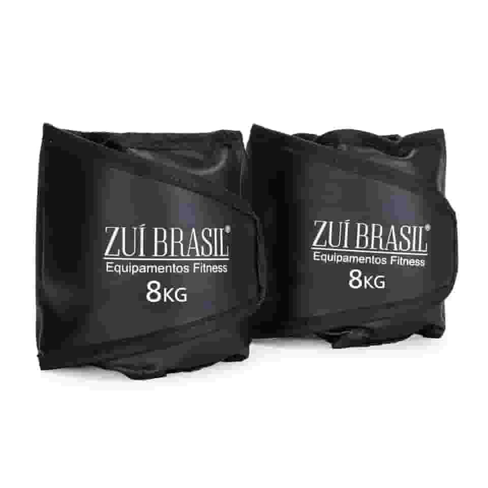 Caneleira 8kg Peso Musculação Kit Funcional Completo O Par - Tornozeleira Academia, Caneleira Academia, Caneleira Musculação, Treino Pernas