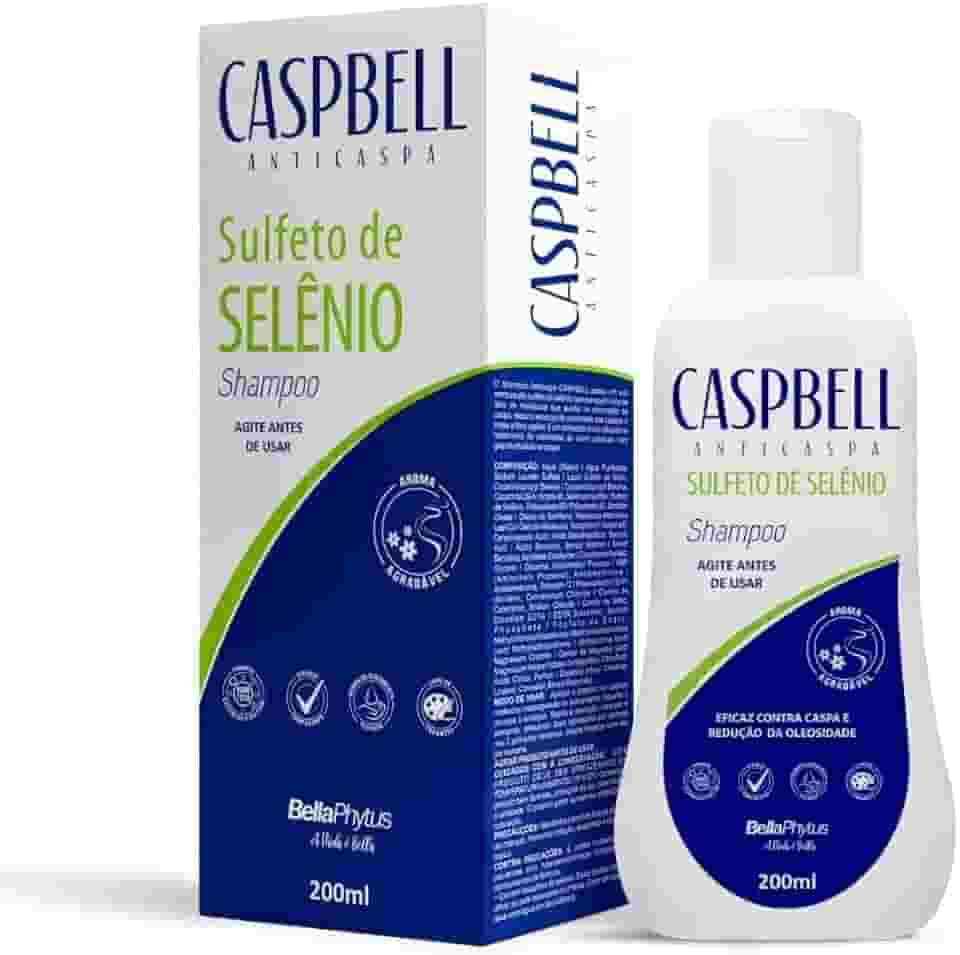 Shampoo Anticaspa Caspbell BellaPhytus, Sulfeto de Selênio, 100ml