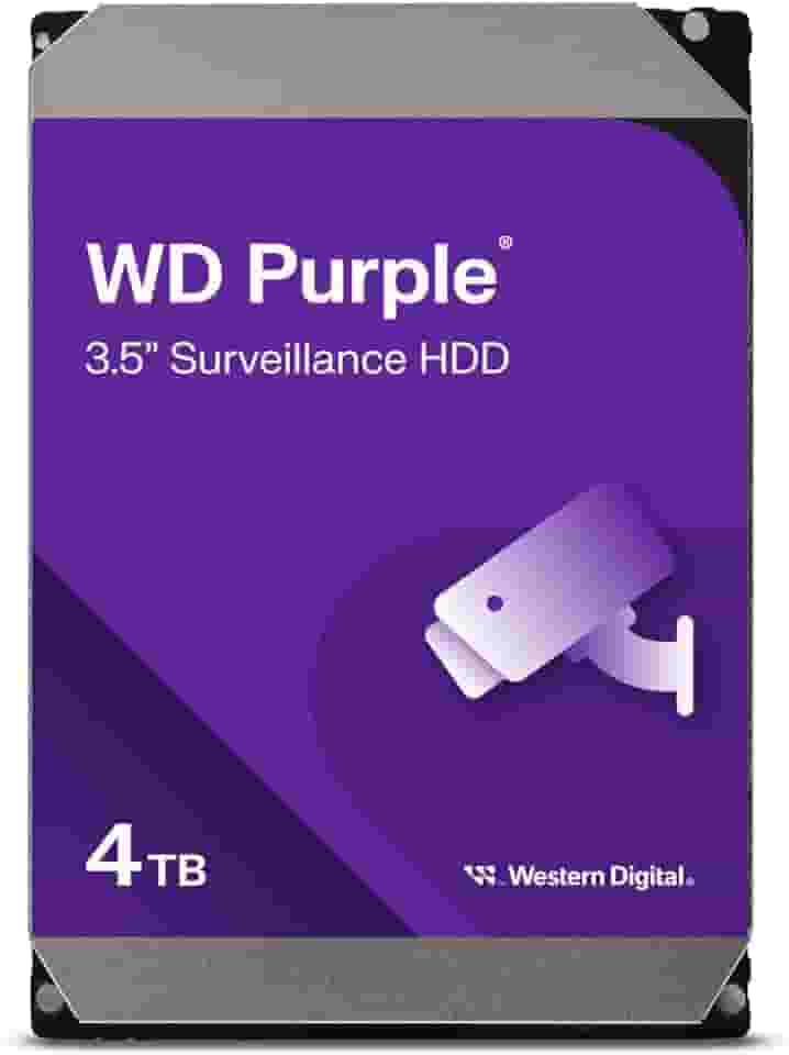 Western Digital Disco rígido interno de vigilância WD Purple 4TB - SATA 6 Gb/s, cache de 256 MB, 3,5" - WD43PURZ