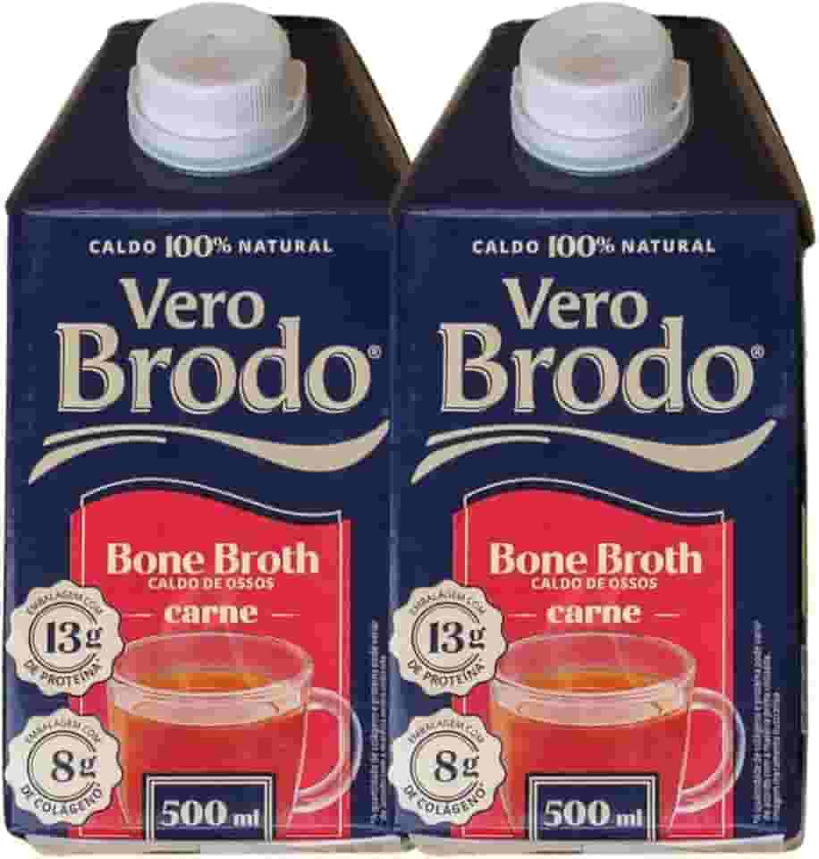 Combo 2 Un Caldo De Ossos Bone Broth Bovino 500ml Vero Brodo