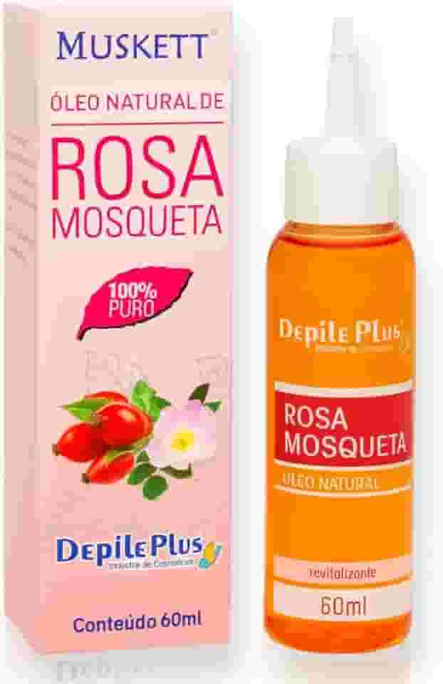 Óleo Rosa Mosqueta 100% Puro Clareia e Hidrata Regenerador Depile Plus Rubiginosa 60ml