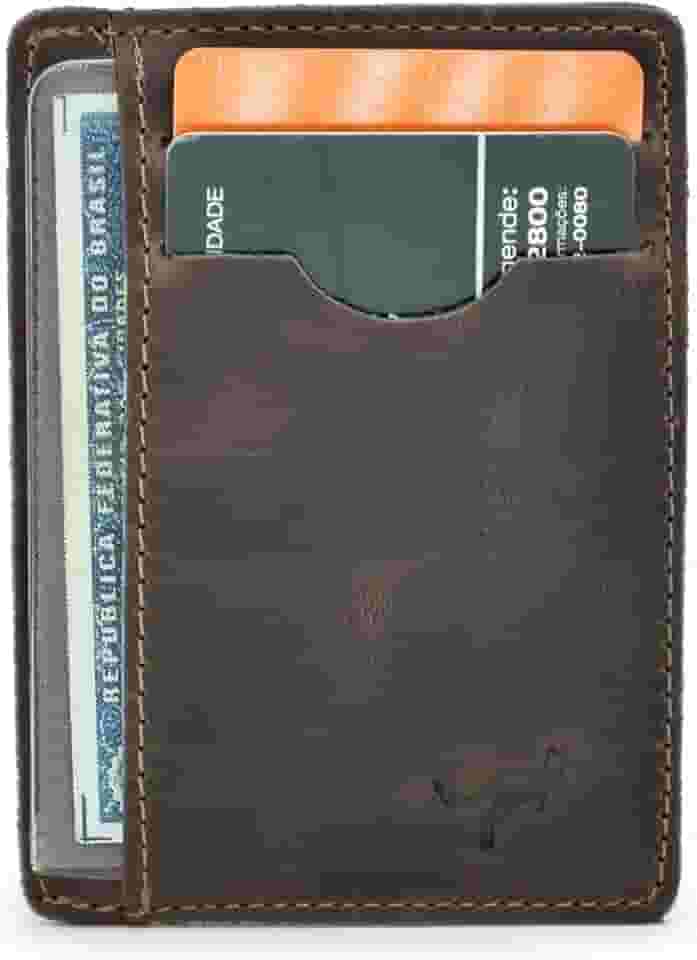 Carteira Porta Cartão,cnh,cédulas,cartões Couro Legítimo