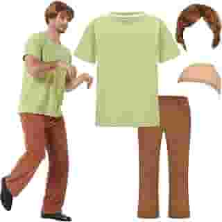 UIMLK Fantasia de Halloween para homens 2024, fantasia de casal, camiseta e calça para adultos