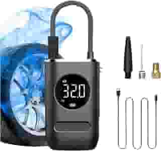 Calibrador Compressor Pneu Digital Bomba Ar Carro Moto Bike Onyon