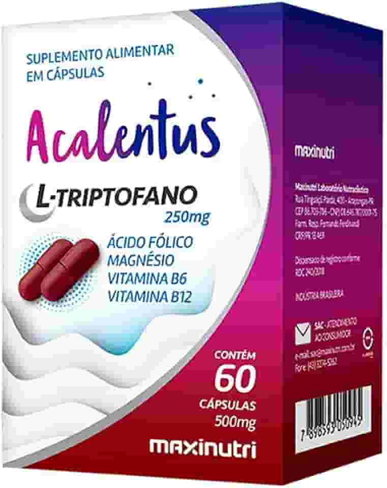 Acalentus L-Triptofano - 60 Cápsulas - Maxinutri