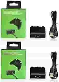 Kit 2 Baterias XBOX ONE com Cabo Carregador