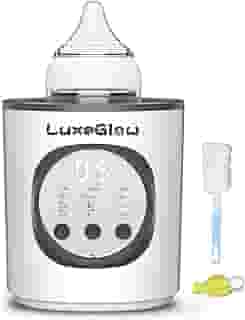 Aquecedor rápido de mamadeira para leite materno e fórmula, controle inteligente de temperatura para preservar os nutrientes mais completos no leite materno, multifuncional LuxeGlow 10 em 1 para todas