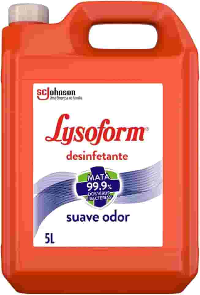 Lysoform Suave Odor, Desinfetante Líquido, Limpeza Casa, 5L