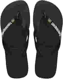 Chinelo Havaianas Brasil Logo Azul Naval