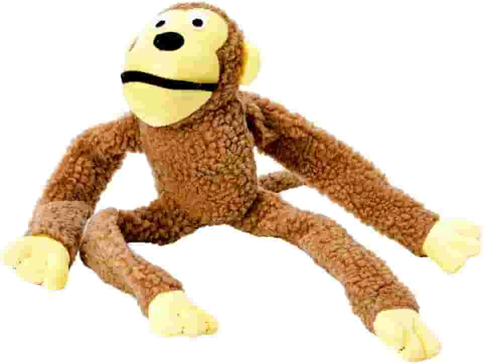 Chalesco Brinquedo Macaco Marrom para Cães