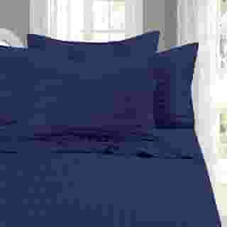 Elegant Comfort Os melhores conjuntos de lençóis de 6 peças mais macios e aconchegantes! - Conjunto de lençóis 1500 Premier de qualidade de hotel, luxuoso, resistente a vincos, 6 peças, listras