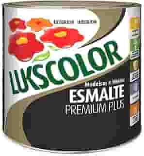 Tinta Esmalte Sintético Lukscolor Preto 225ml
