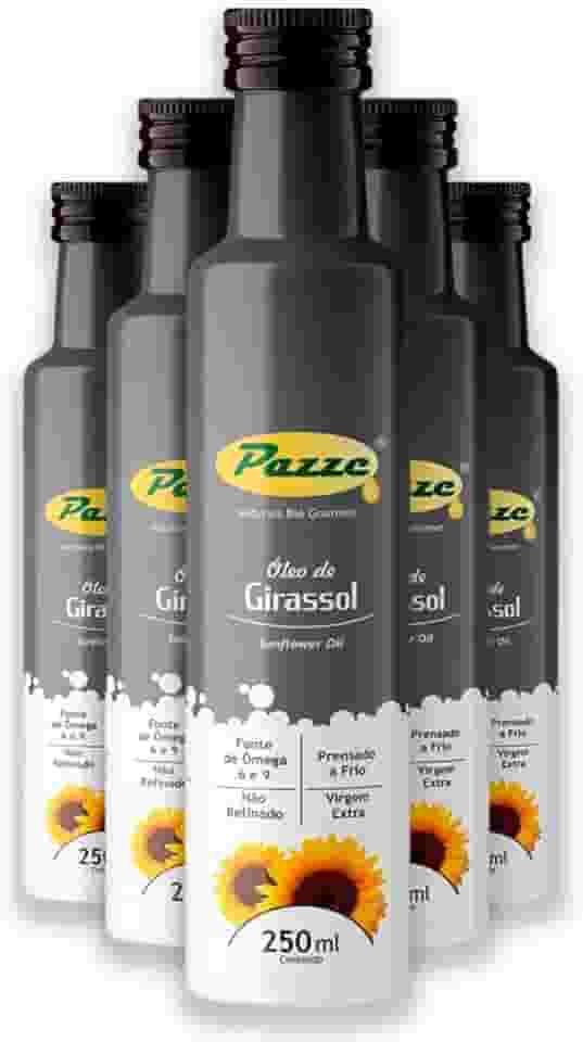 Kit 5 Óleo de Girassol 250ml Pazze