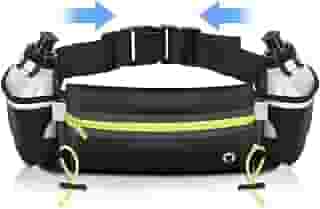 Cinto de Corrida de Hidratação, Cinto de Hidratação de Corrida, Cinto de Corrida com Garrafas, Bolsa de Cintura com Garrafa de Agua, Pochete de Corrida, Cinto com Suporte para Garrafa de Água