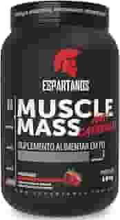 Muscle Mass Hipercalórico Morango 1800g - Espartanos
