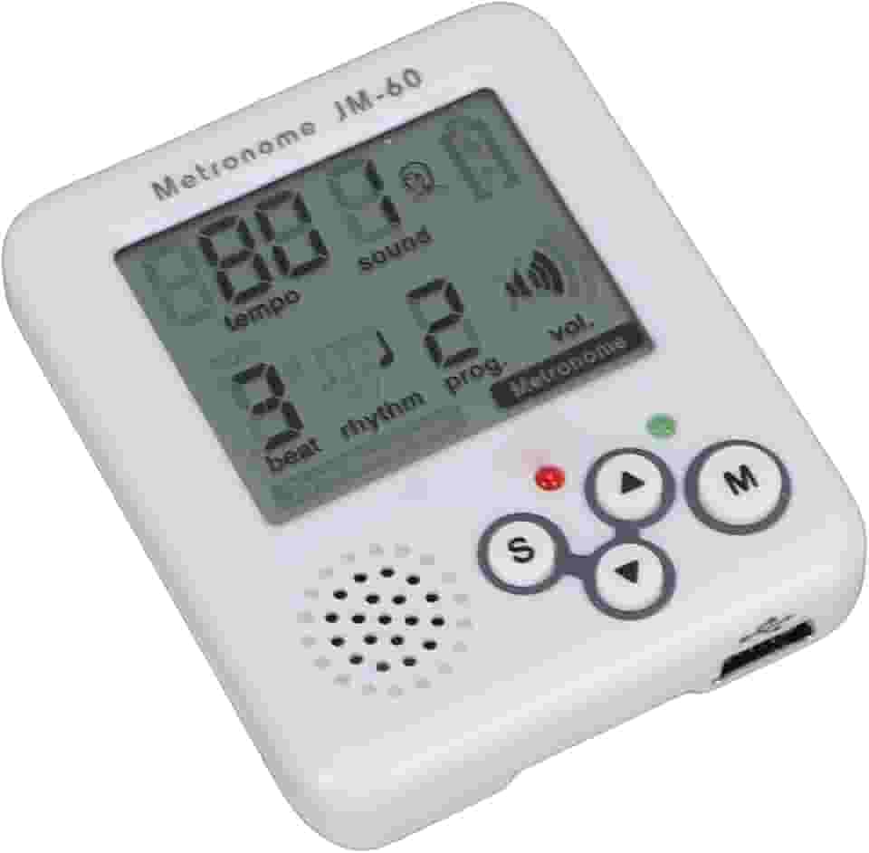 Mini Metrônomo Digital, Tela Lcd Recarregável, Portátil, Clipe Com 12 Tons, 5 Tons, para Guitarra, Piano, Violino, Tambor