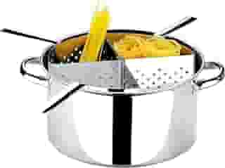 Brinox - Espagueteira 4 Divisorias 10L Savoy 31x16, 5cm - Aço Inox