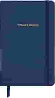 C.R. Gibson Caderno diário 'Dreams and Schemes' de couro azul para meninas, 13,3 cm L x 21 cm C, 240