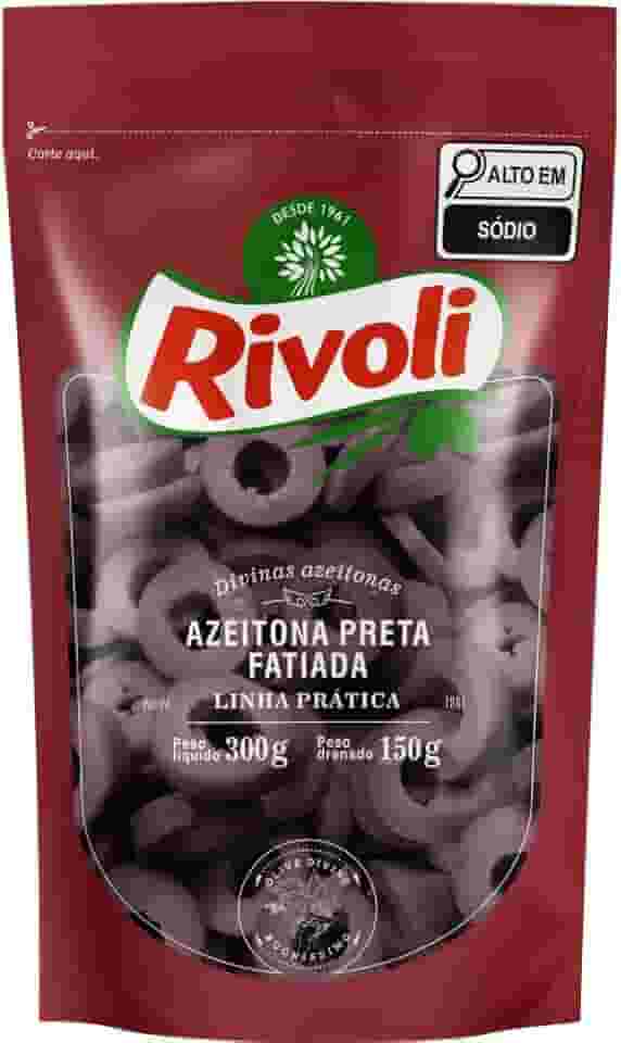 Rivoli Azeitona Preta Em Conserva Fatiada Sachê 150G