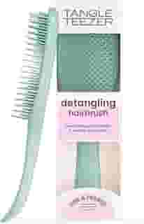 Tangle Teezer - Escova de cabelo desembaraçadora The Wet Detangler para texturas finas e frágeis. Cor: Azul-água
