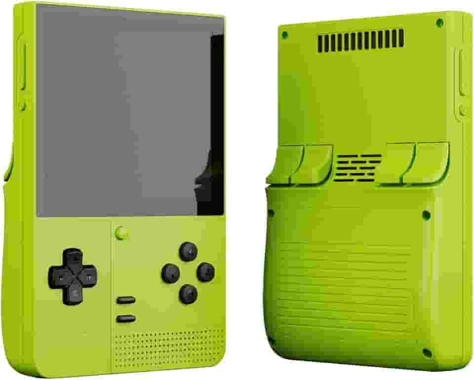 Retroid Pocket Console de jogos portátil retrô clássico, tela sensível ao toque OLED de 4,9 polegadas, portátil para jogos Android com 6 + 128 GB, bateria de 5000 mAh, Android 14, WiFi 5 Classic Games