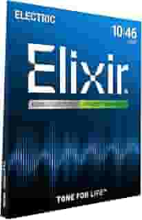 Elixir Cordas para guitarra elétrica Strings 19052 de níquel revestido, leves (.010-.046)