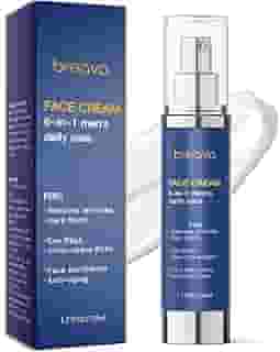 Breavo Creme Facial 6 Em 1 Para Homens: Hidratante Masculino, Antienvelhecimento - Tratamento Bolsas Nos Olhos E Rugas Masculinas 1,7 Oz