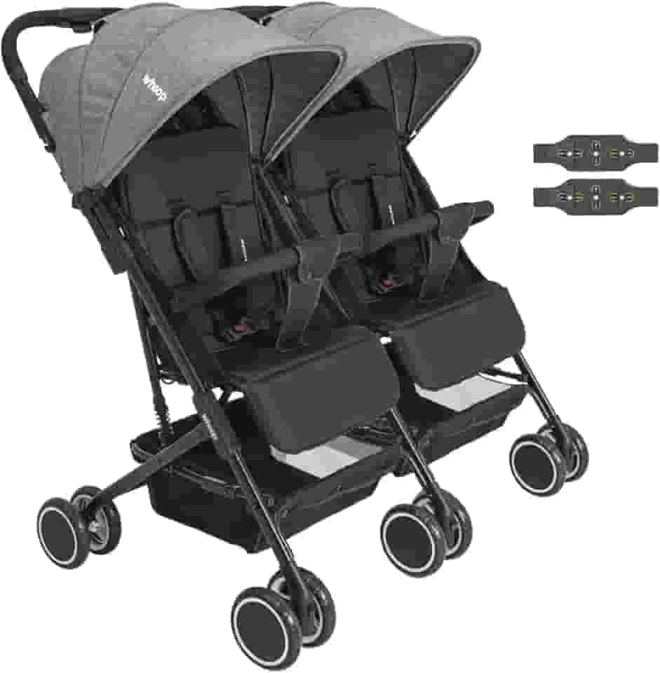 Carrinho Kiddo para Gemeos Duplo Mascote Grafite