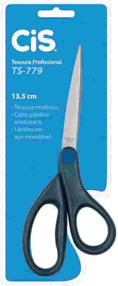 Tesoura Profissional 13.5cm, CiS, TS-779, 240.7700, Cores Sortidos, 1 unidade