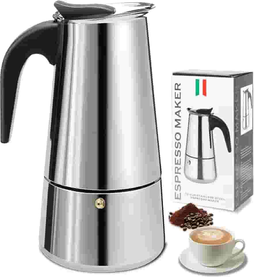 600ml Cafeteira Italiana Inox, Cafeteira Italiana 12 Xicaras, Moka, Cafeteira Moka