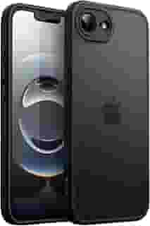 JETech Capa Matte para iPhone 16e 6,1 Polegadas 2025, Case Proteção Contra Quedas de Nível Militar à Prova de Choque, Capinha Traseira Translúcida Fosca, Anti-Impressão Digital (Preto)