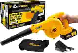 Soprador De Folhas A Bateria 21v Aspirador Elétrico Com Saco Coletor 110v/220v Tcb21b The Black Tools