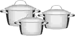 Jogo de Panelas com Fundo Triplo 3 Peça, Tramontina, 65660220, Inox