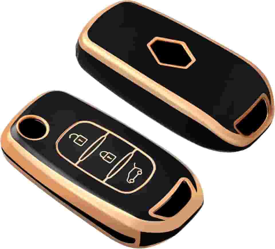 Capa protetora para chave de carro para Renault Captur Megane Sandero Stepway Logan Clio 5 2022 Arkana 2020 2021 Kwid 2023