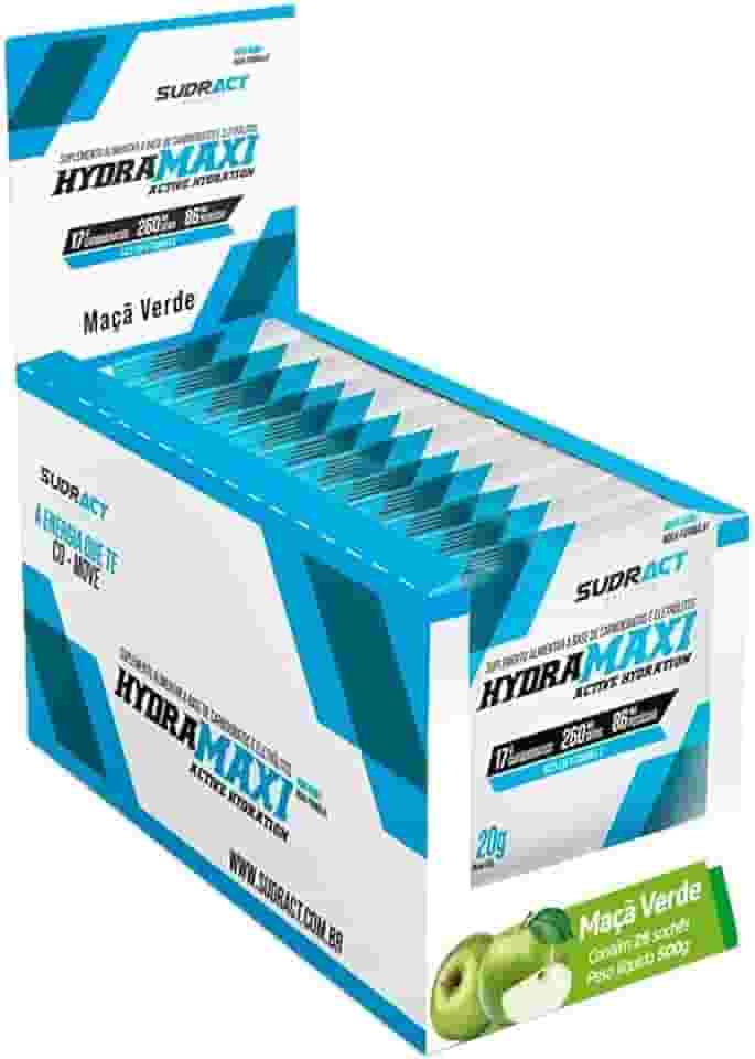 Sudract Hydramaxi Isotônico Em Pó - 25 Sachês 20G Maçã Verde - Nutrition