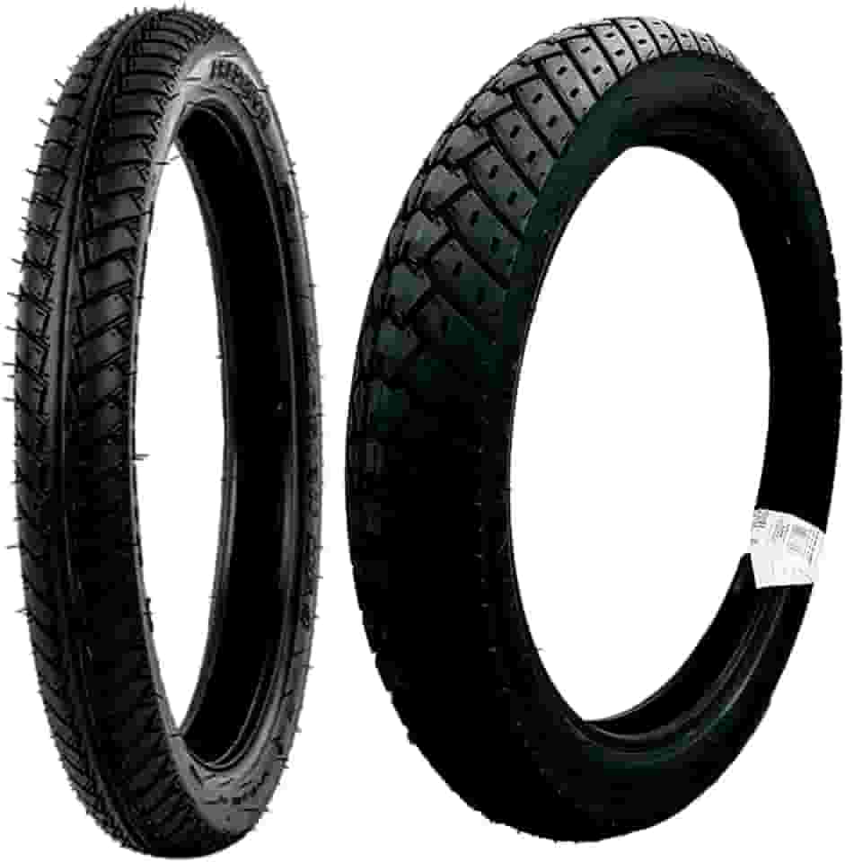 2 Pneus Dianteiro e Traseiro Maggion Cg Titan 125 150 Fan 160 Ybr - C/Câmara