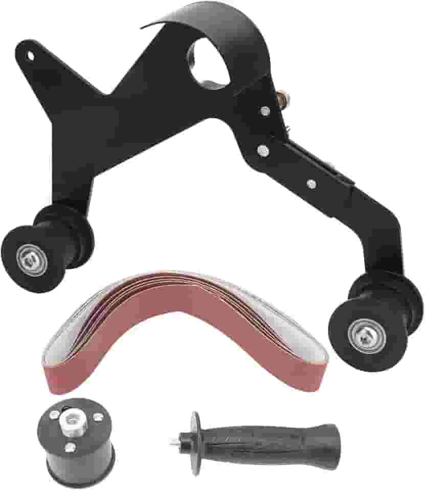 A Lixadeira de Cinto de Zaweliyo Diy, Moedor de ângulo Pode Ser Transformado Em Uma Lixadeira de Cinto, para Soldagem, Arranhões, Remoção, Com Cintos Abrasivos de 20 e 40 Mm, (M10)