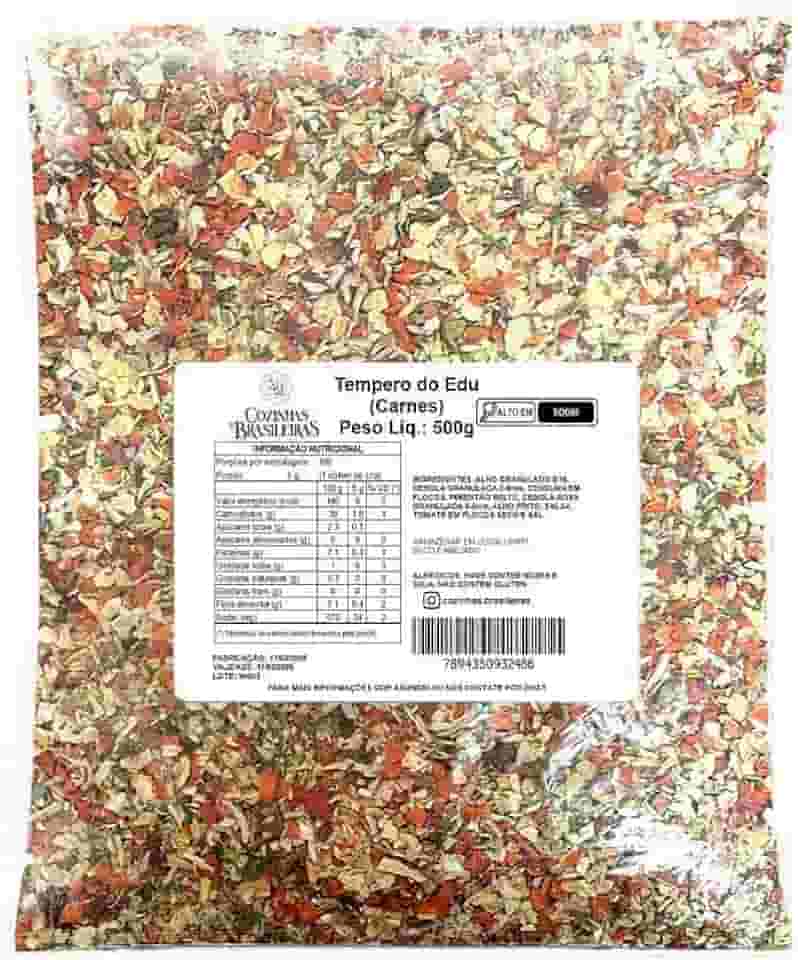 Tempero Edu Guedes para carnes (500g)
