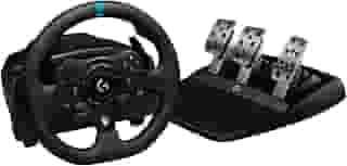 Volante Logitech G923 para Xbox Series X|S, Xbox One e PC com Force Feedback TRUEFORCE, Pedais Responsivos, Launch Control e Acabamento em Couro