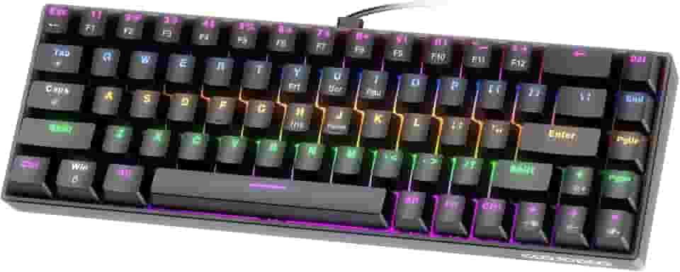 GOKOCO Teclado Mecânico Gamer A1802 Preto Black