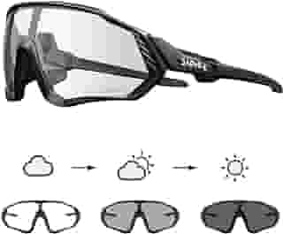 KAPVOE Óculos Fotocromáticos para Ciclismo Bicicleta Óculos de sol MTB Motocicleta Masculino Feminino