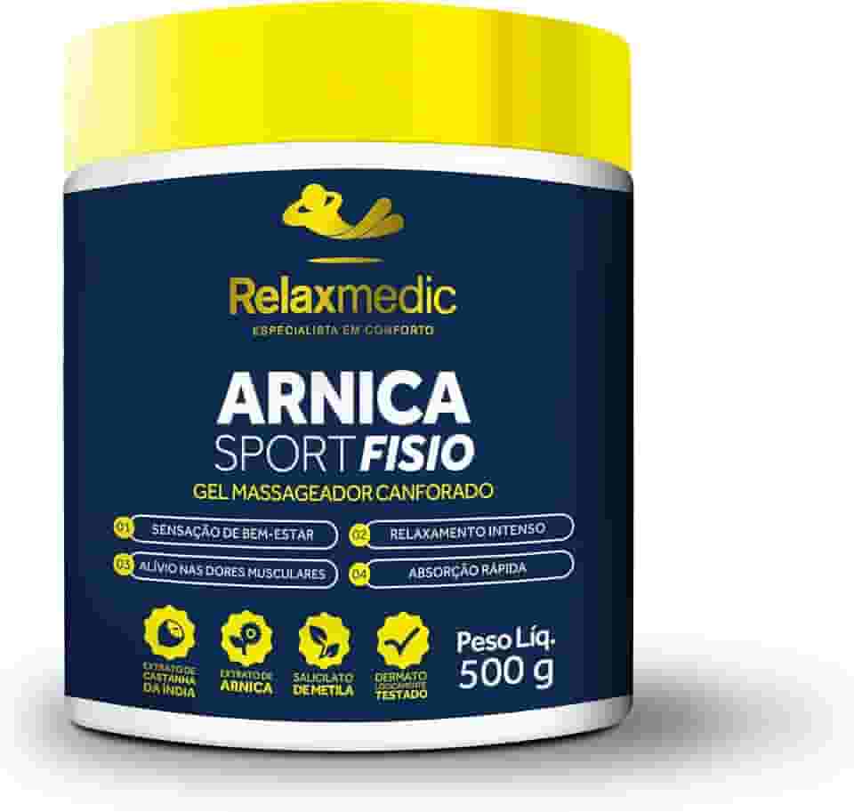 Gel Massageador Arnica Sport Fisio Canforado - Muscular - Relaxmedic