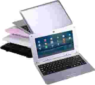 Goldengulf Versão 2025 portátil de 10,1 polegadas, 8 GB, laptop, PC, Quad Core, Android 6.0, mini netbook, notebook fino e leve, YouTube Player Flash (Prata)