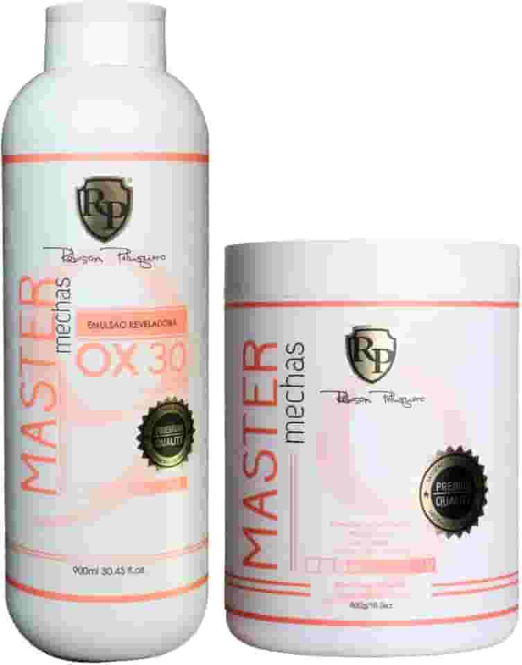 Combo Pó Descolorante + Ox 30 Master Mechas Robson Peluquero