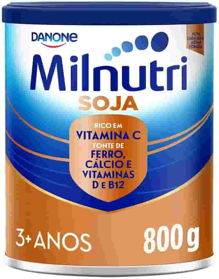 Milnutri Premium Soja, Danone Nutricia, 800g, A partir de 3 anos