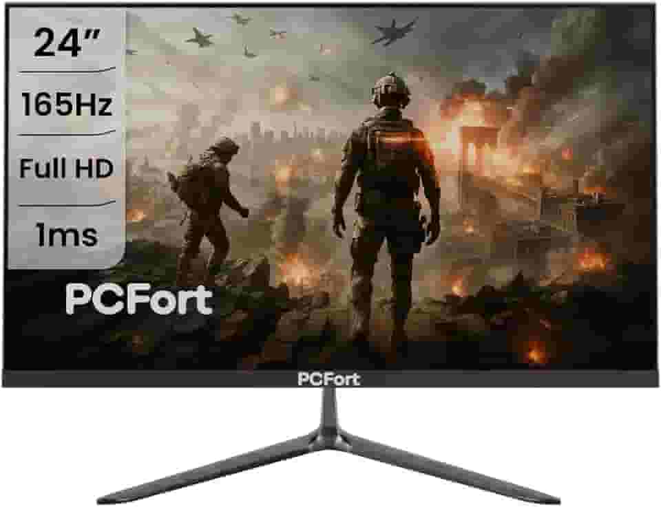 Monitor PCFort Gamer H238F165 24'' Led Full Hd 165hz Freesync Hdmi Display Port VESA