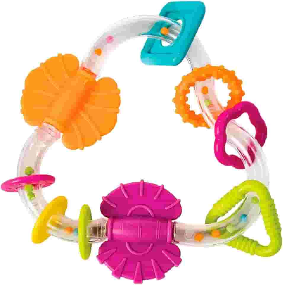 BUBA Chocalho De Atividades Com Mordedor, Colorido, Baby