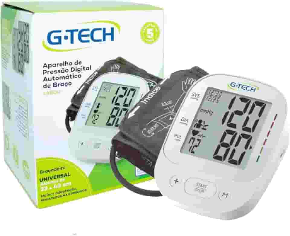 Aparelho De Medir Pressão De Braço G-tech + Estojo + Pilhas